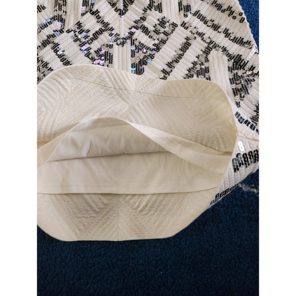 Express Sequin Mini Skirt Small Petite - Picture 3 of 7